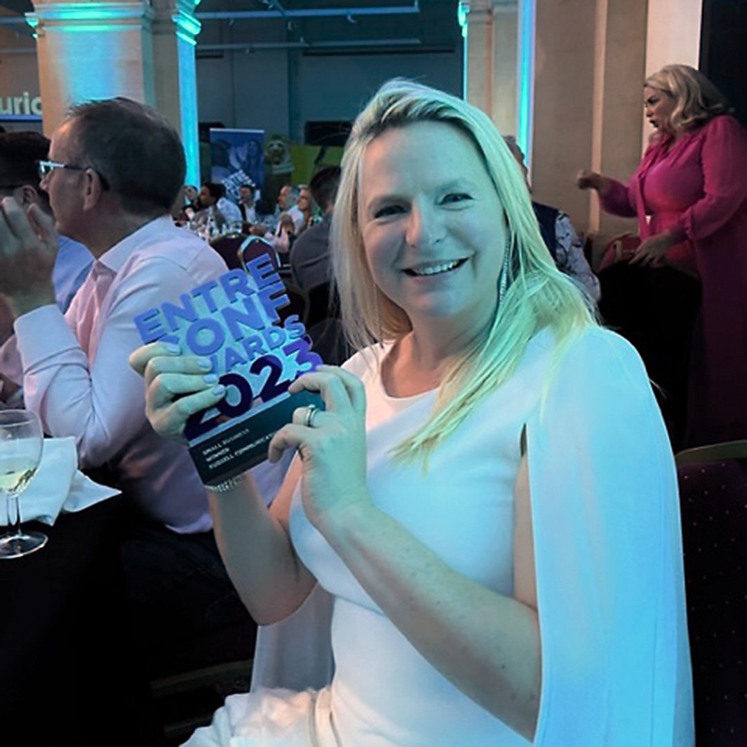 We scooped “Best Small Business” at the inaugural #EntreConfAwards 2023 at Bristol Museum & Art Gallery.