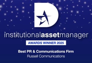 Russell Communications celebrates win at the Institutional Asset Manager Awards 2025